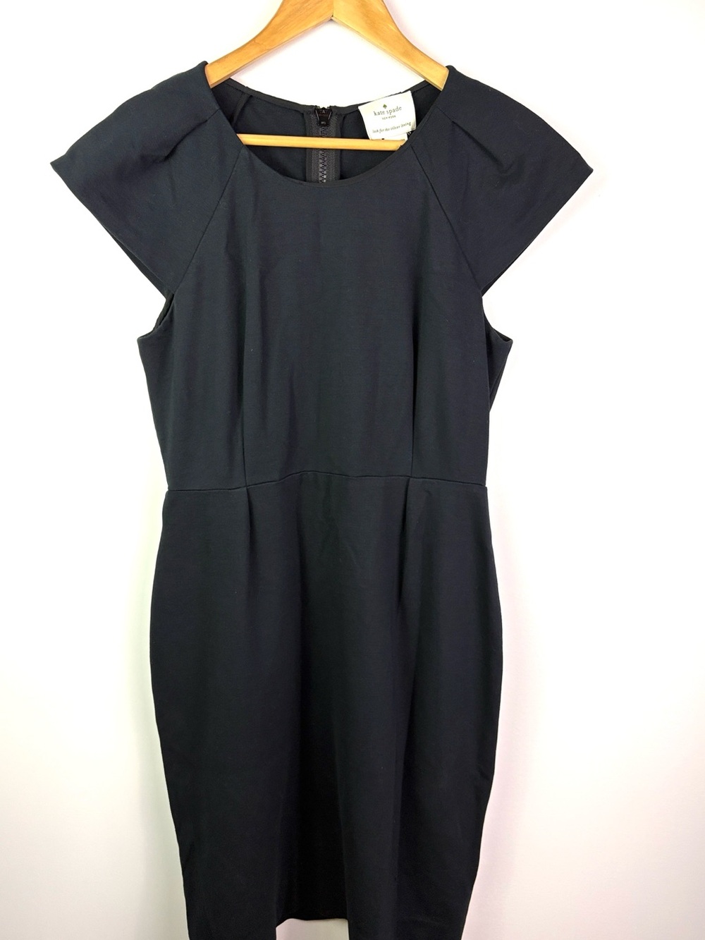Kate Spade Classic Black Sheath Dress size 14